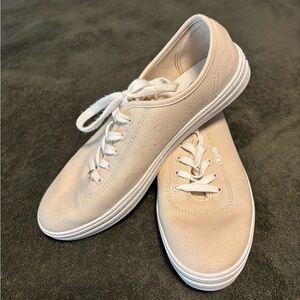 Keds Women's Beige Canvas Sneakers
